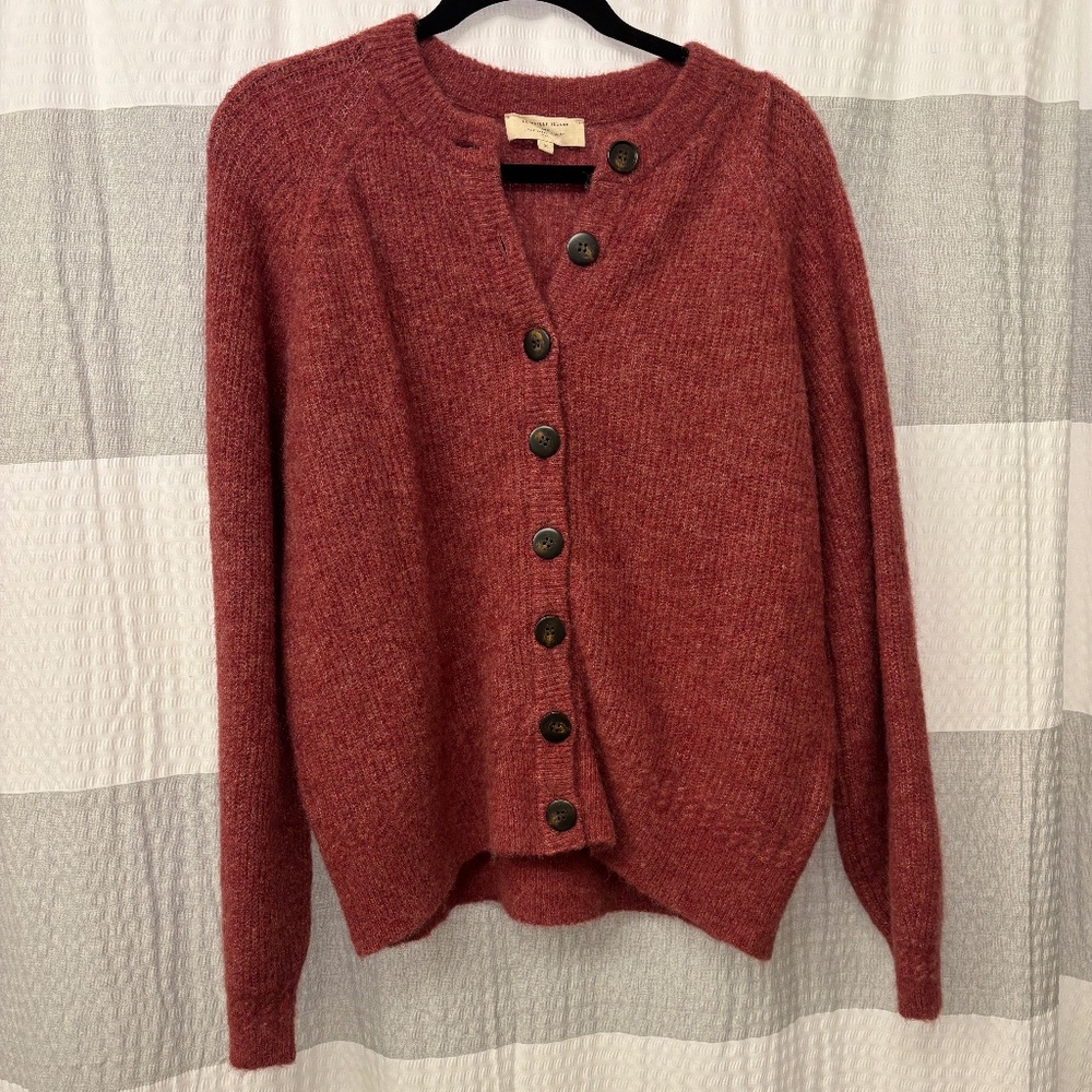 Sézane Othello cardigan - M - rosewood NWOT